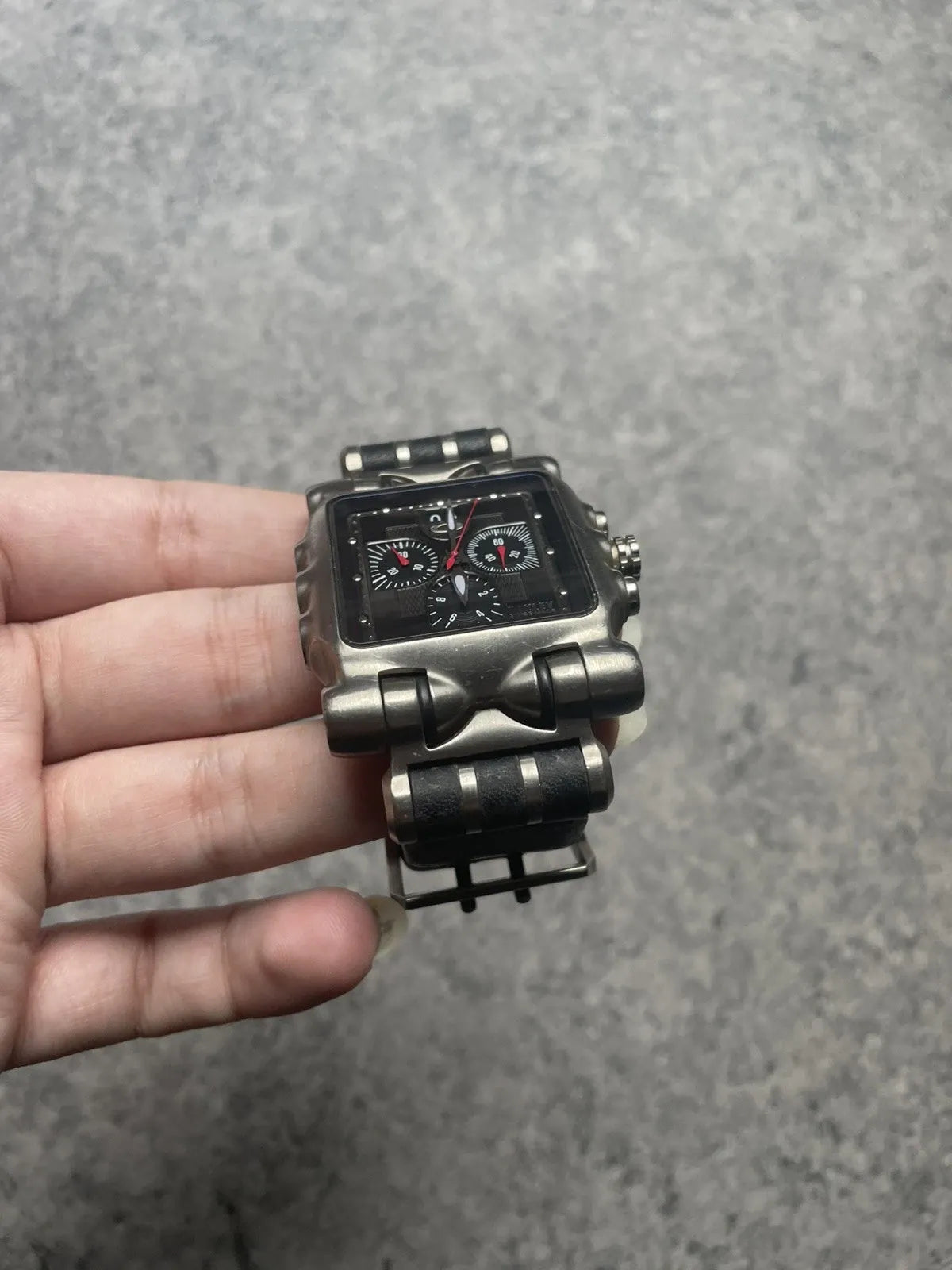 Oakley Minute Machine Time Tank Titanium 2000s vintage cyber y2k avant garde