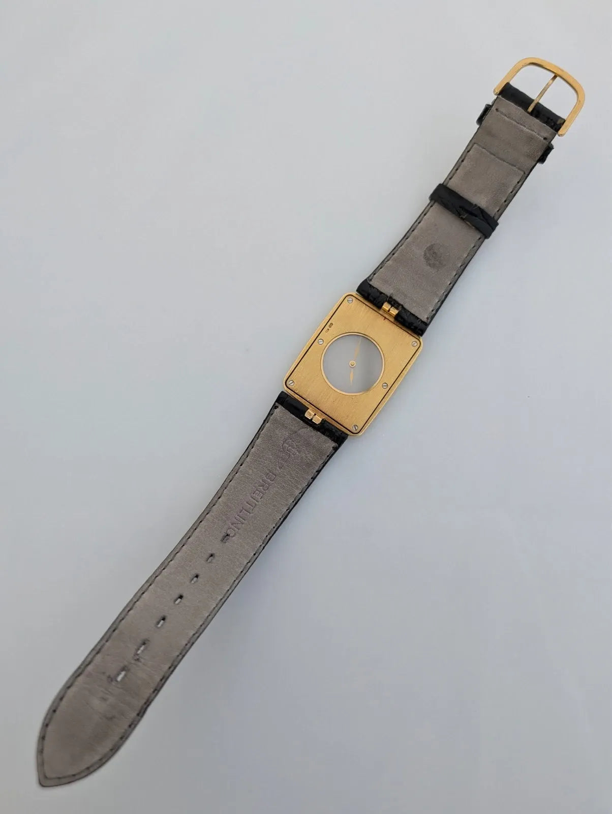 RARE MONTRE OMEGA LA MAGIQUE SCARFACE OR JAUNE 18 CARATS QUARTZ 191.8523-