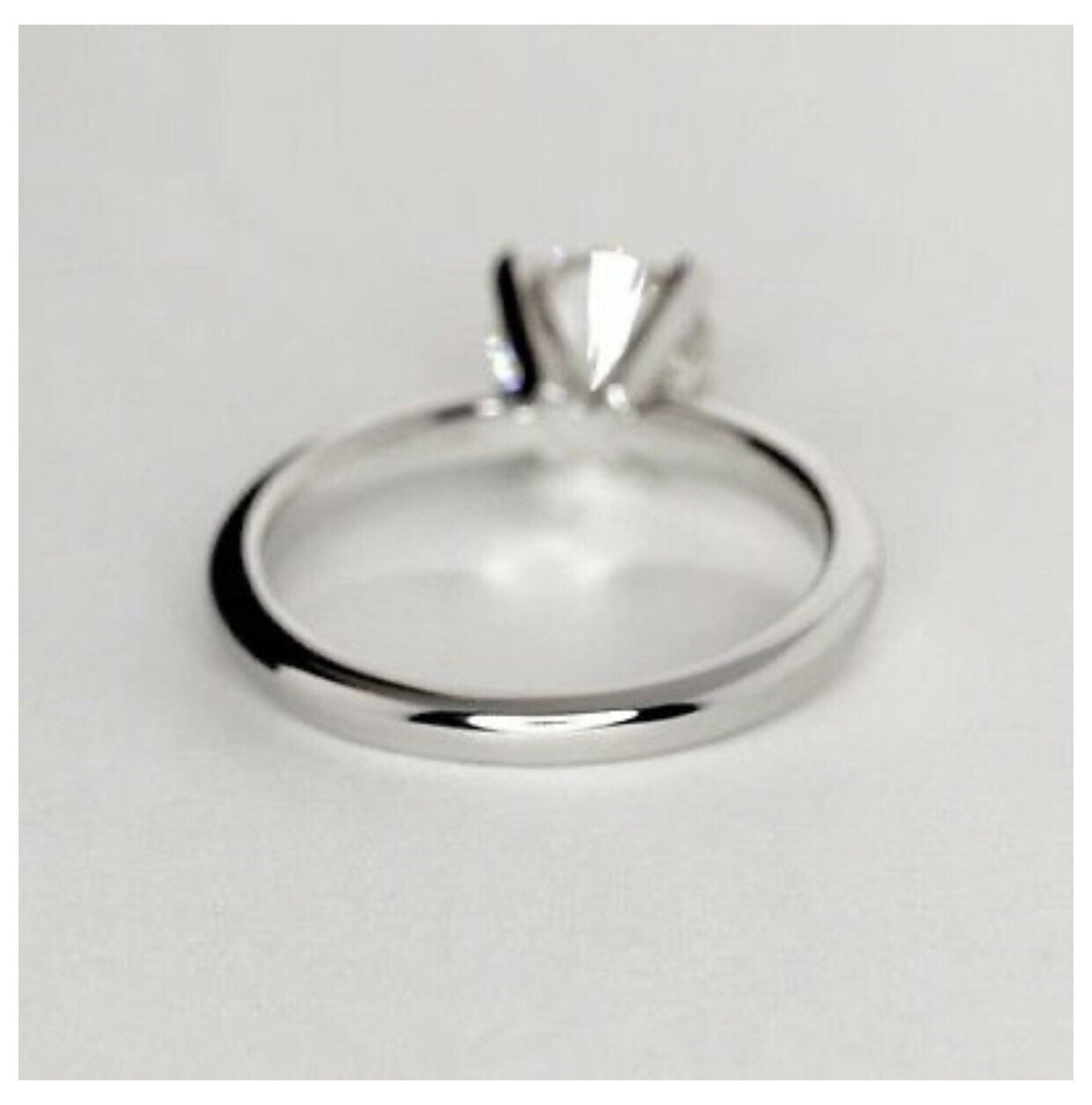 "DREAM" XL BAGUE SOLITAIRE DIAMANT OR BLANC 18K 0,80CT GVS1 5190€ AUTHENTIQUE