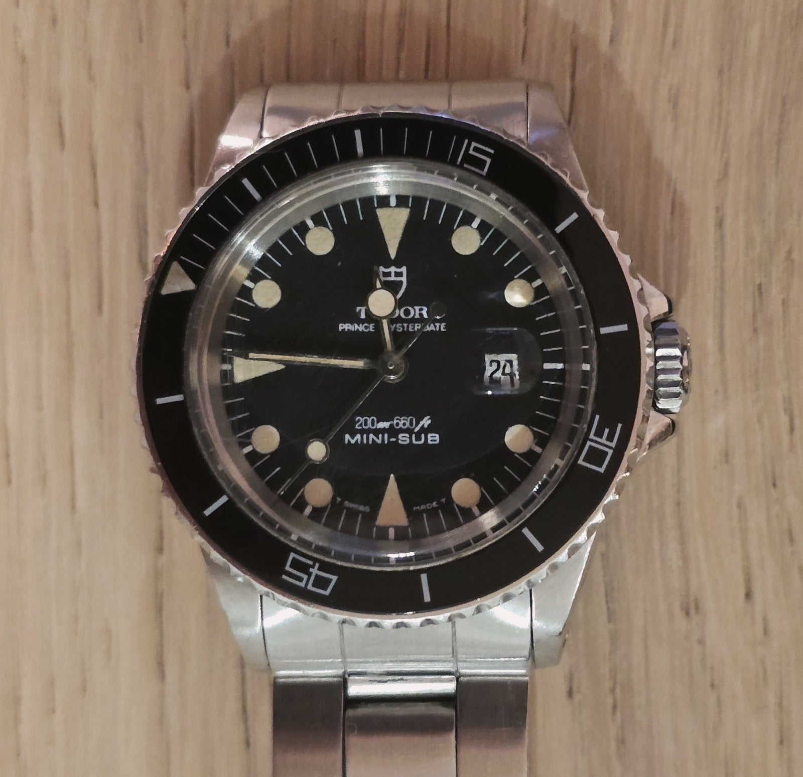 Tudor Mini Submariner 94400 1984 Full Original Bracelet Tudor Automatic