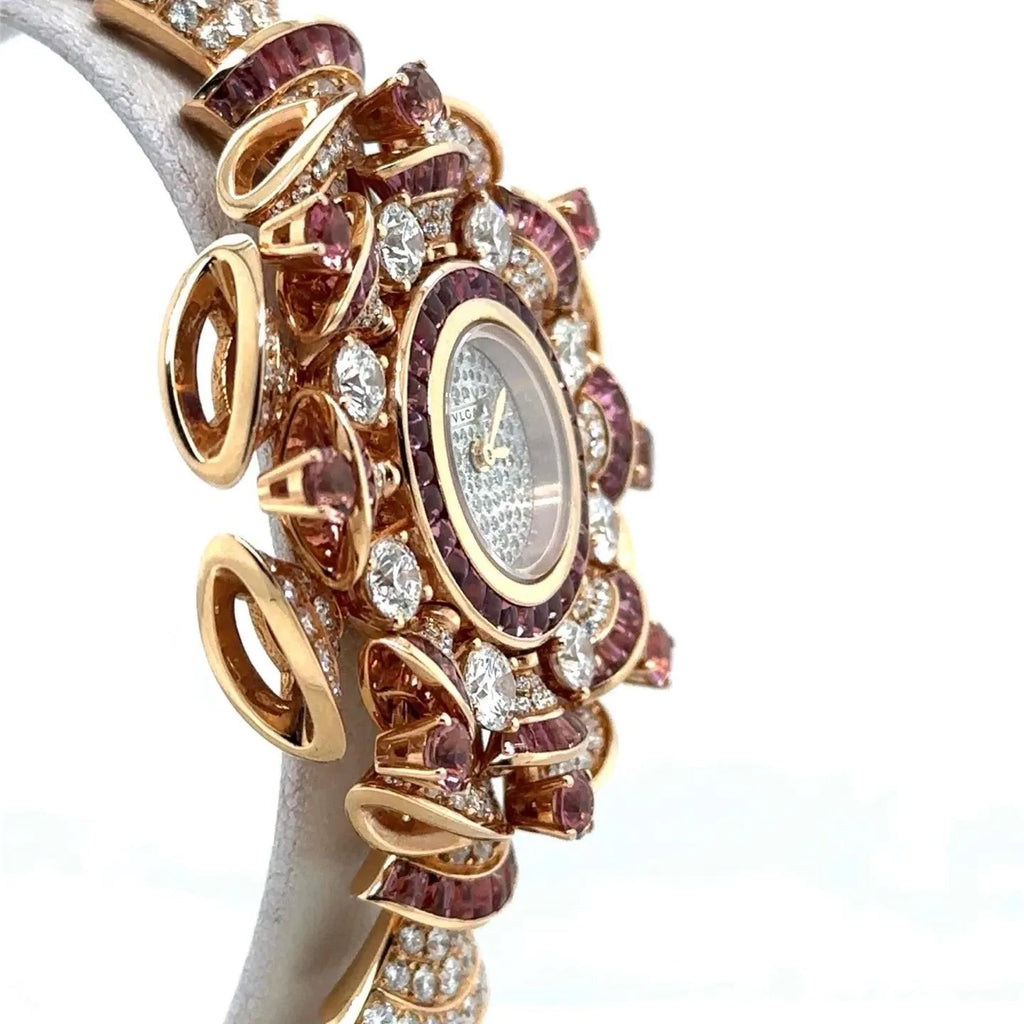 Bvlgari Diva Dream Quartz 39mm 18k or Rose Diamants / Saphir Femmes 102562
