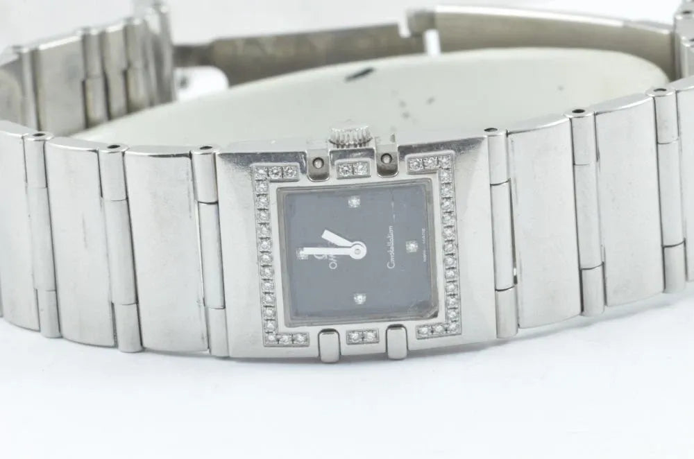 Omega Constellation Montre pour Femmes 25MM Vintage Avec Cristaux Lunette Rare