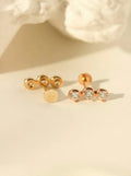 14K or Massif Oreille Crawler Diamant Grimpeur Piercings Nez/Oreille Expensive