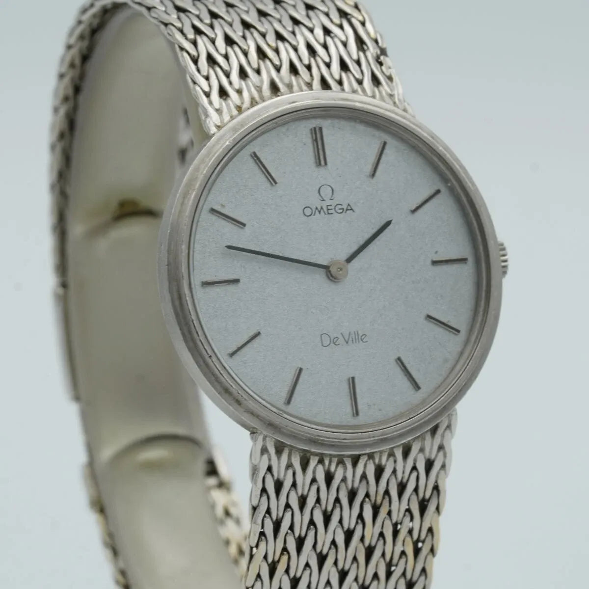 OMEGA De Ville Remontage Manuel Montre Hommes 35MM 18K 750 Or or Blanc 7271098