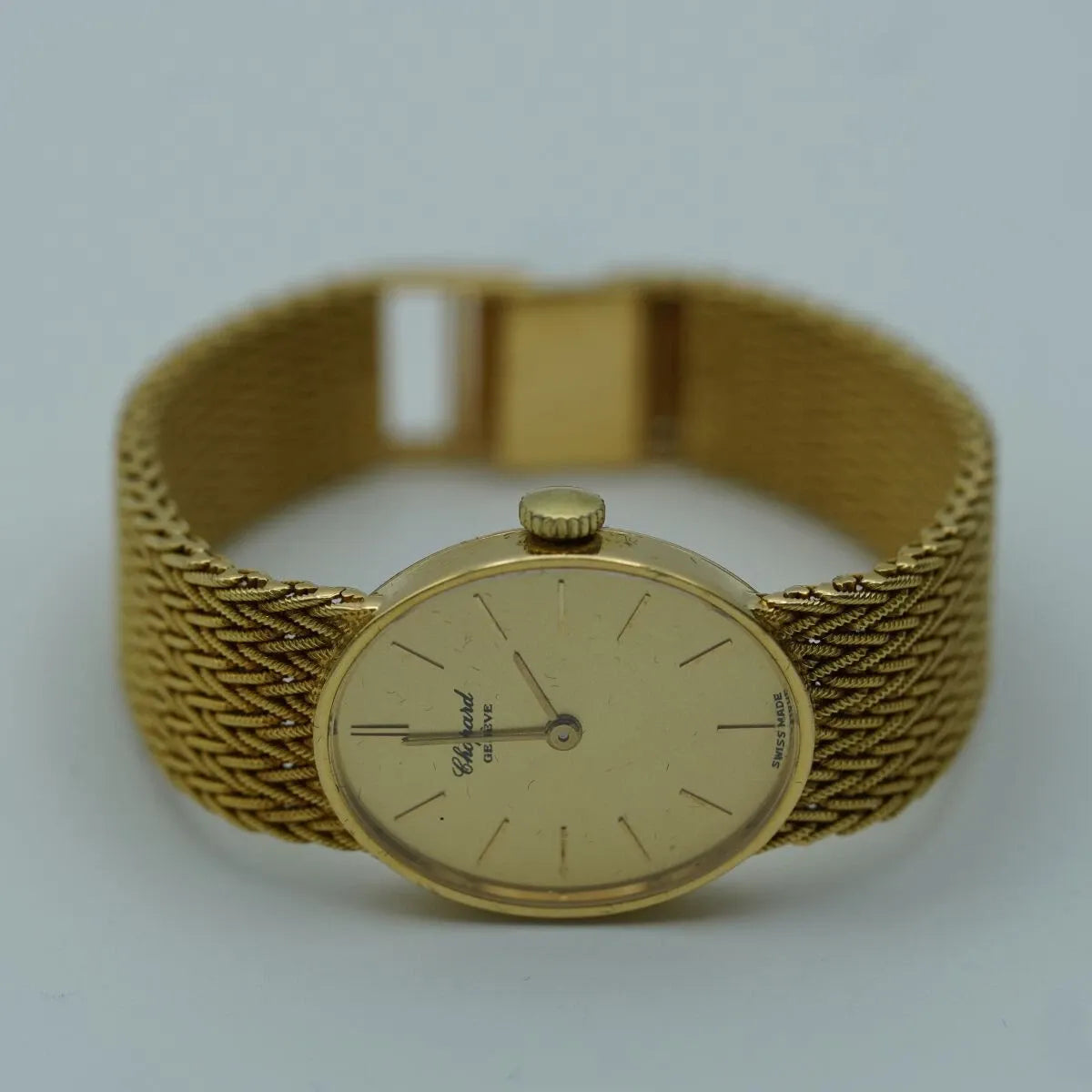 Chopard Femme Montre 5042 22MM à Remonter Manuellement Vintage 18K 750 Or Env.