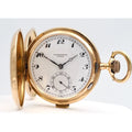 Montre De Poche ERAX Swiss À Quarts De Heure, Or 14K, 88,12 G, 3-Couvercles
