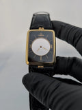 RARE MONTRE OMEGA LA MAGIQUE SCARFACE OR JAUNE 18 CARATS QUARTZ 191.8523-