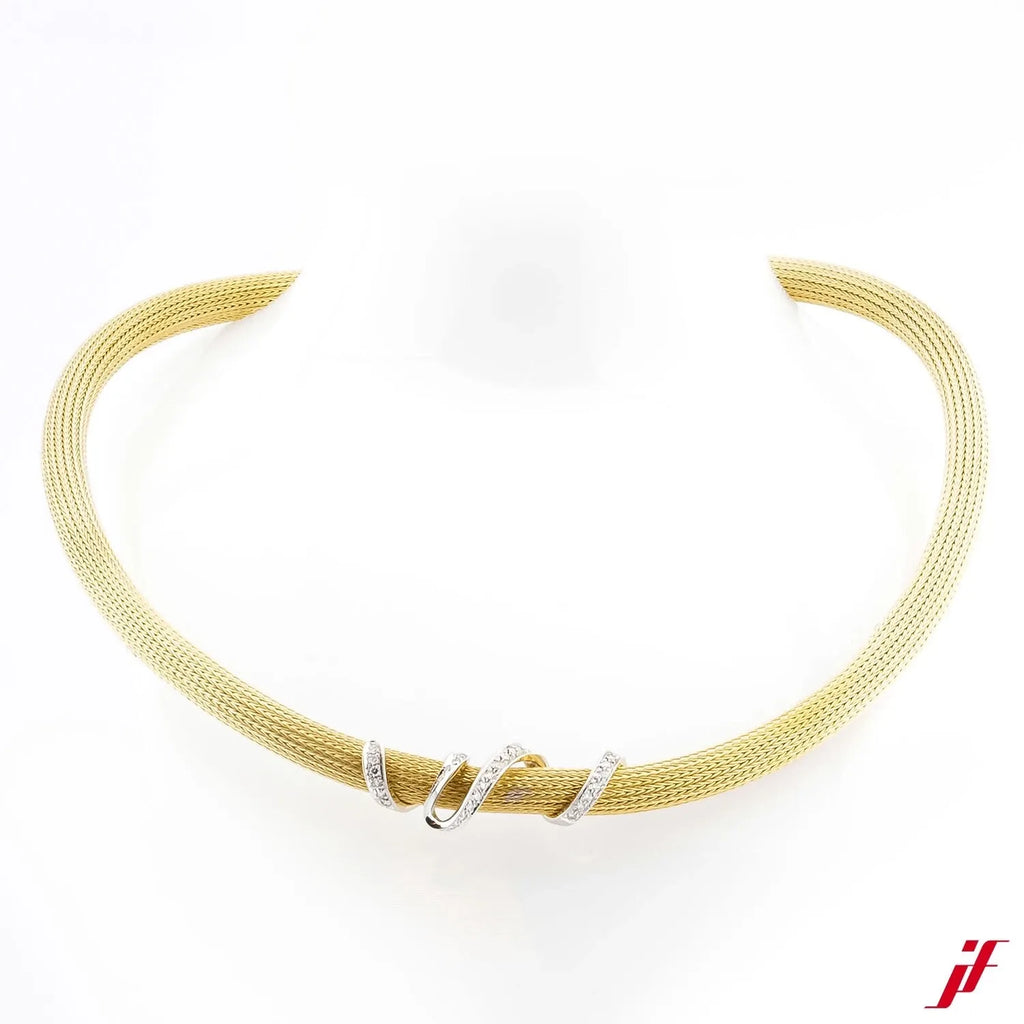Collier Bucherer 18K Or Jaune Environ 1,20ct