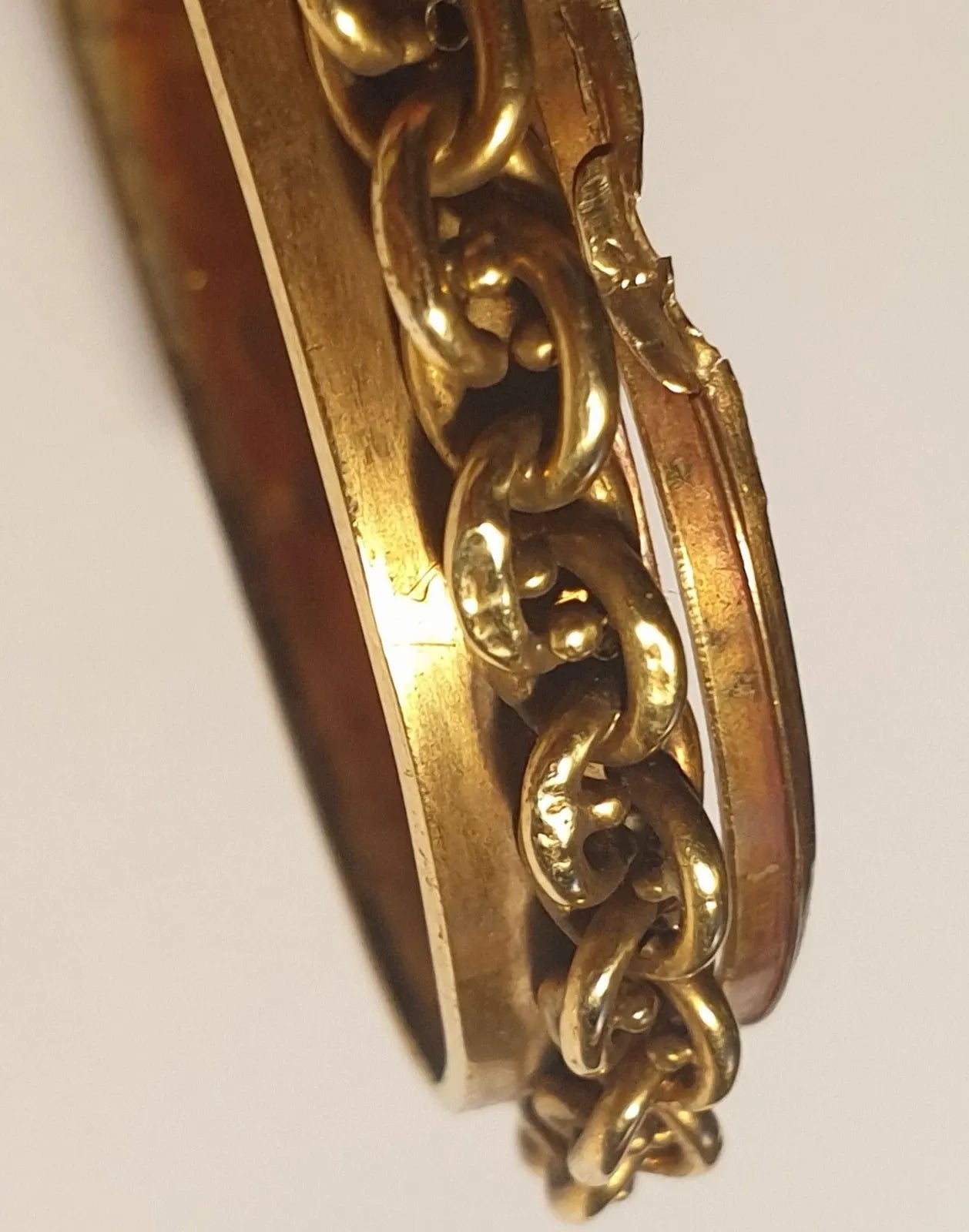 OR 18k - Carats - Jaune et blanc - 18,75 grammes