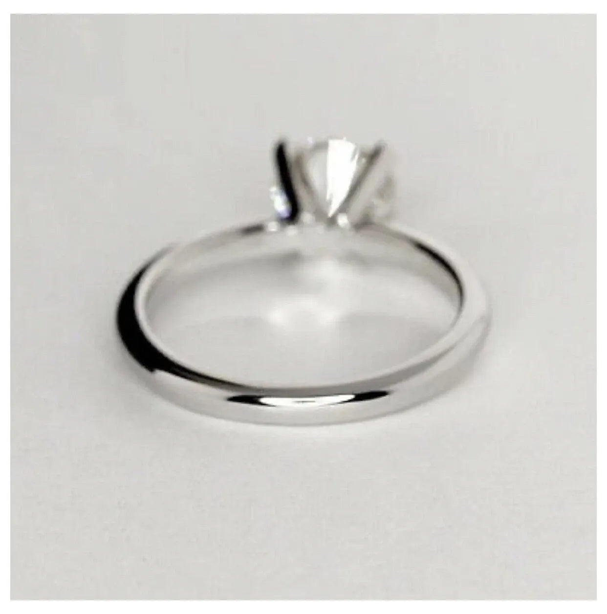 "DREAM" XL BAGUE SOLITAIRE DIAMANT OR BLANC 18K 0,80CT GVS1 5190€ AUTHENTIQUE
