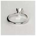 "DREAM" XL BAGUE SOLITAIRE DIAMANT OR BLANC 18K 0,80CT GVS1 AUTHENTIQUE