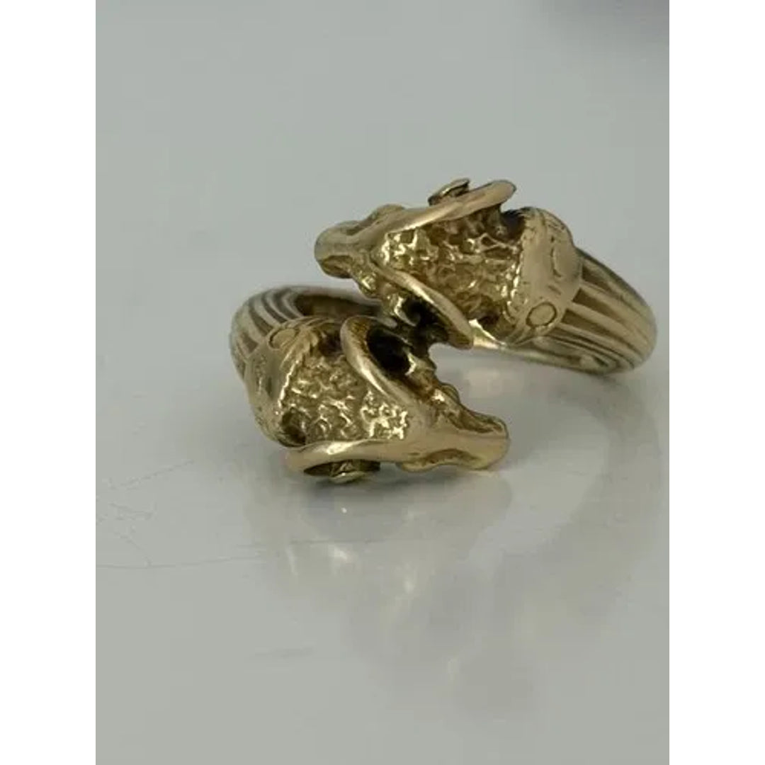 Bague Vintage Béliers or Jaune