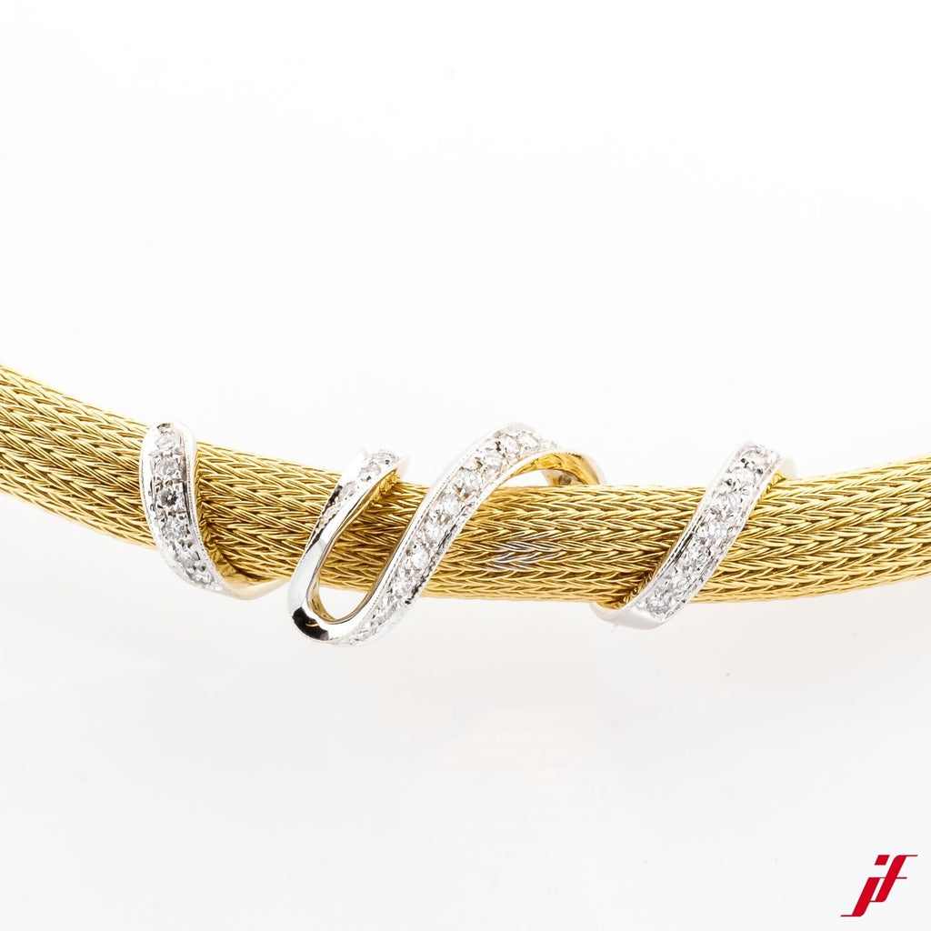 Collier Bucherer 18K Or Jaune Environ 1,20ct