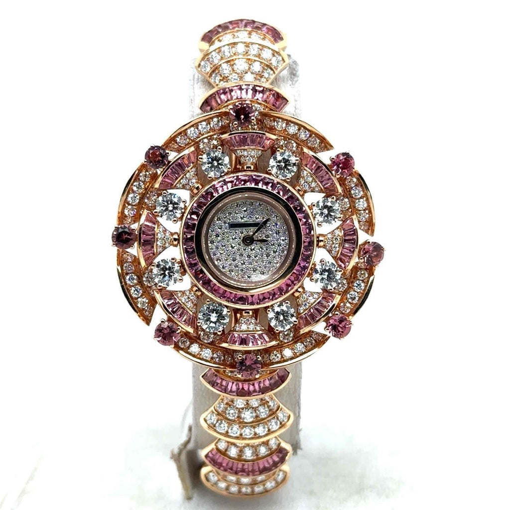 Bvlgari Diva Dream Quartz 39mm 18k or Rose Diamants / Saphir Femmes 102562