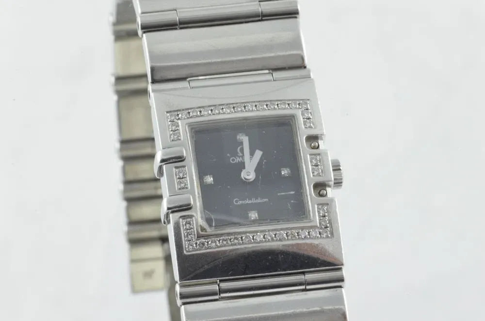 Omega Constellation Montre pour Femmes 25MM Vintage Avec Cristaux Lunette Rare