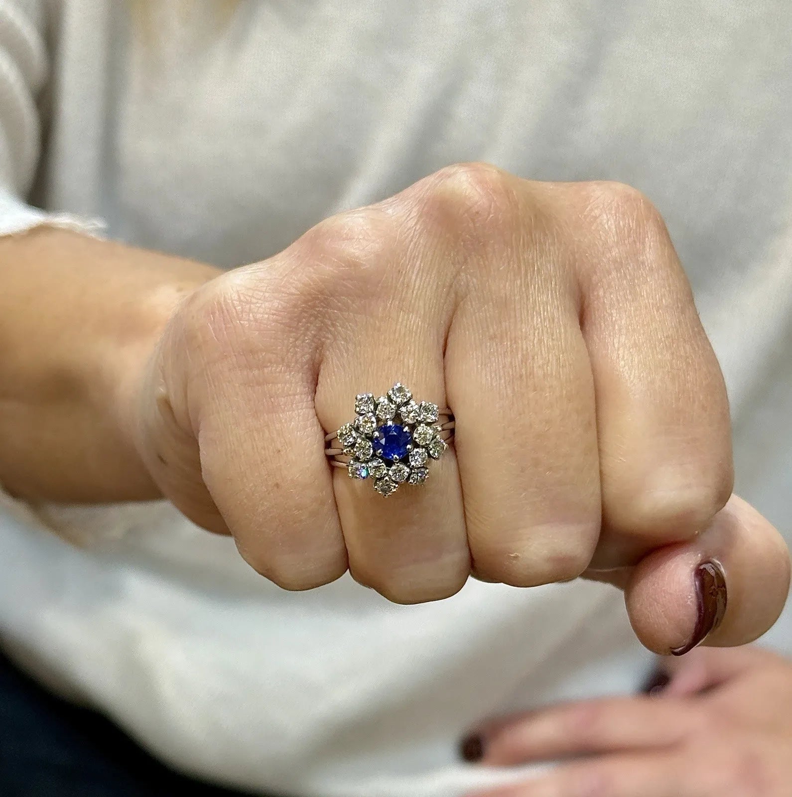 Bague ancienne or 18 carats