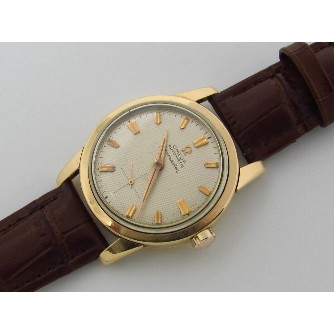 Montre automatique Omega Seamaster or jaune massif 18 carats