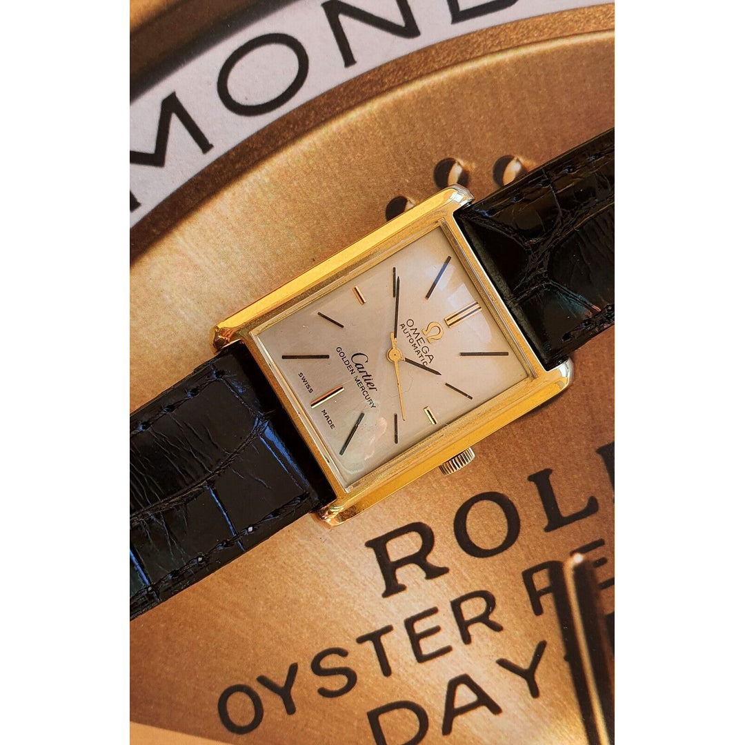 MONTRE CARTIER OMEGA OR MERCURE 18K TANK 161.013