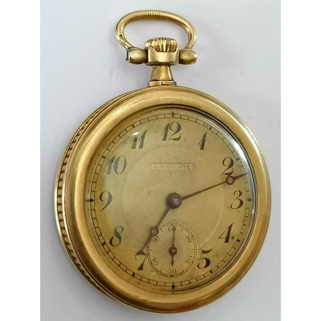 Montre à Gousset or 18 carats O. Roty "In Labore Quies"
