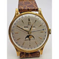 Montre Omega Cosmic Triple date 381 Fases de Lune or 18k années 50