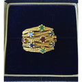 BAGUE EN OR JAUNE 18 CARATS